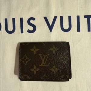 Louis Vuitton Dark Brown Monogram Card Holder